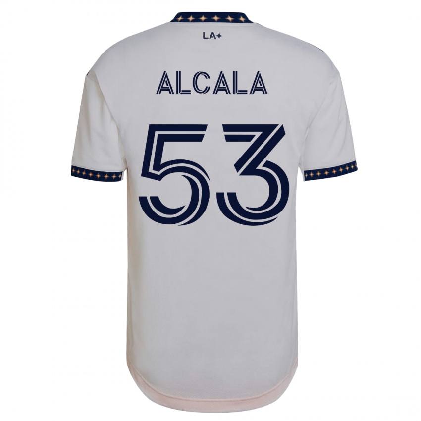 Kinder Álex Alcalá #53 Weiß Heimtrikot Trikot 2023/24 T-Shirt Schweiz