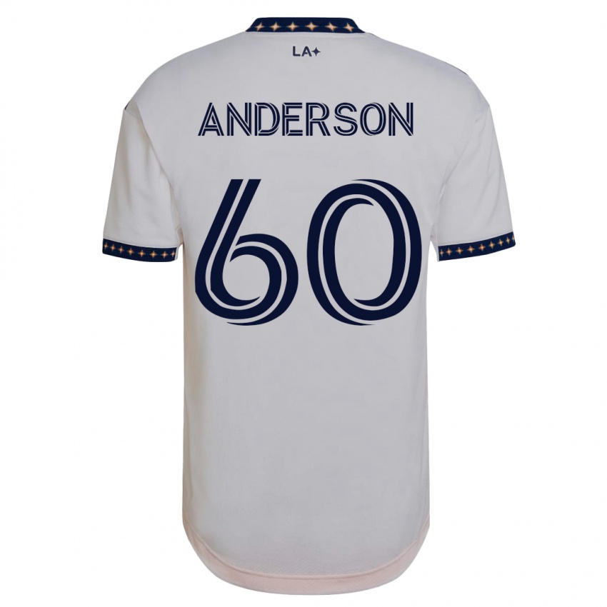 Kinder Nolan Anderson #60 Weiß Heimtrikot Trikot 2023/24 T-Shirt Schweiz