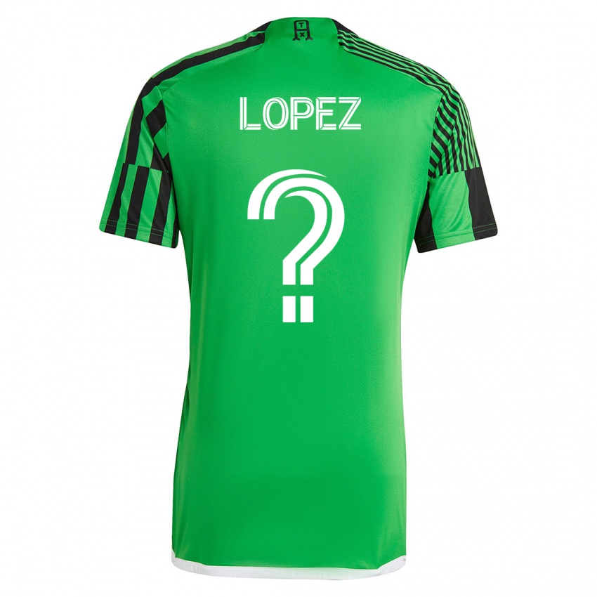 Kinder Eric López #0 Grün Schwarz Heimtrikot Trikot 2023/24 T-Shirt Schweiz