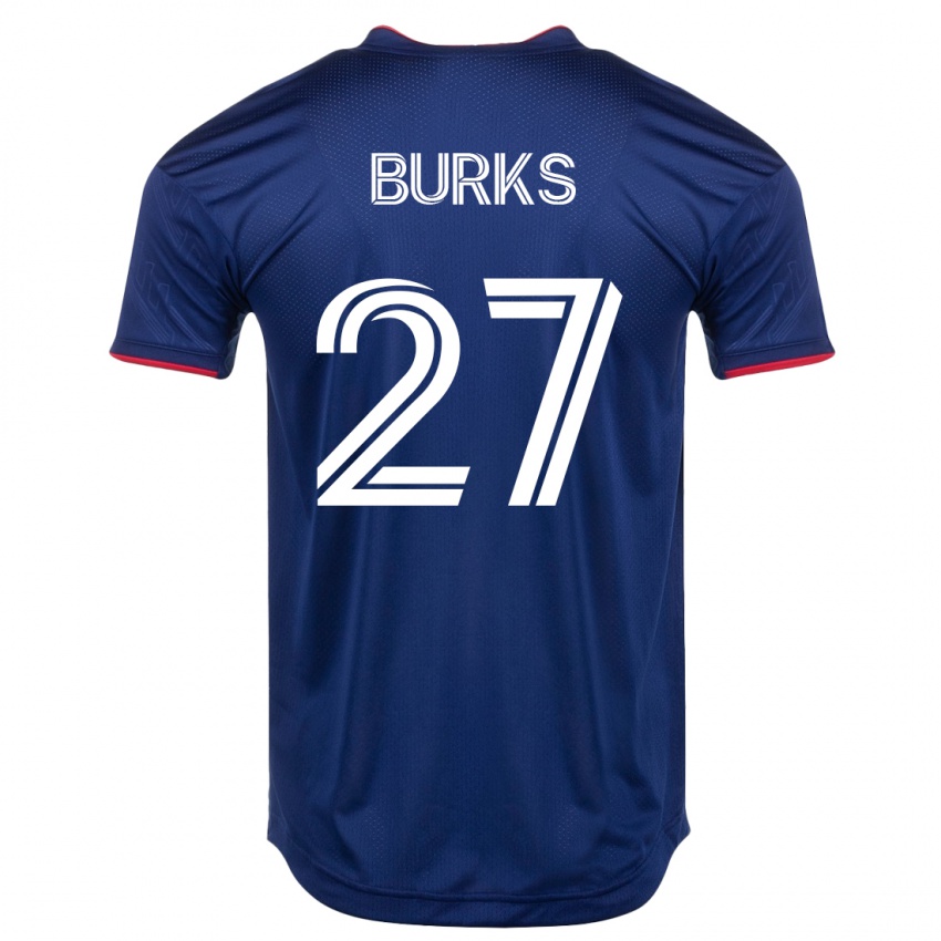 Kinder Kendall Burks #27 Marine Heimtrikot Trikot 2023/24 T-Shirt Schweiz