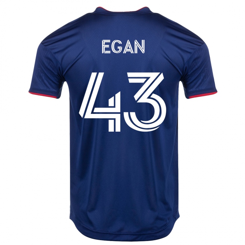 Kinder Noah Egan #43 Marine Heimtrikot Trikot 2023/24 T-Shirt Schweiz