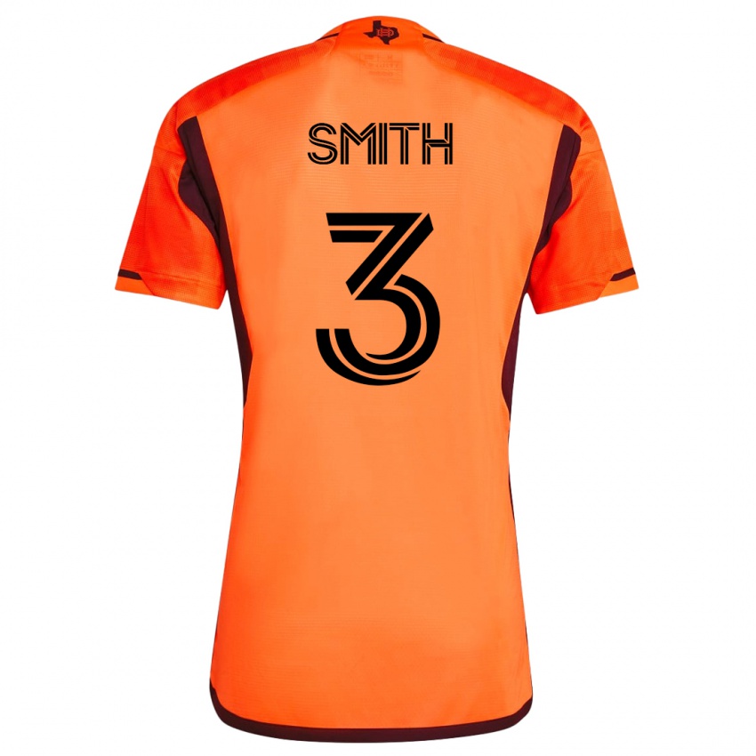 Kinder Brad Smith #3 Orangefarben Heimtrikot Trikot 2023/24 T-Shirt Schweiz
