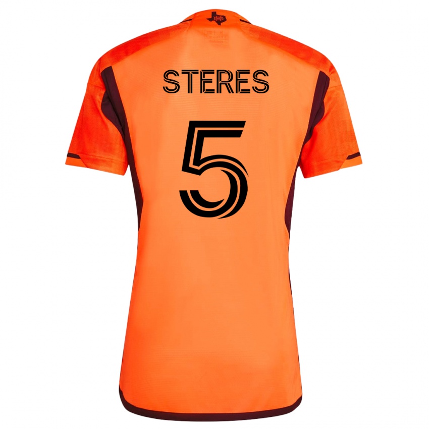 Kinder Daniel Steres #5 Orangefarben Heimtrikot Trikot 2023/24 T-Shirt Schweiz