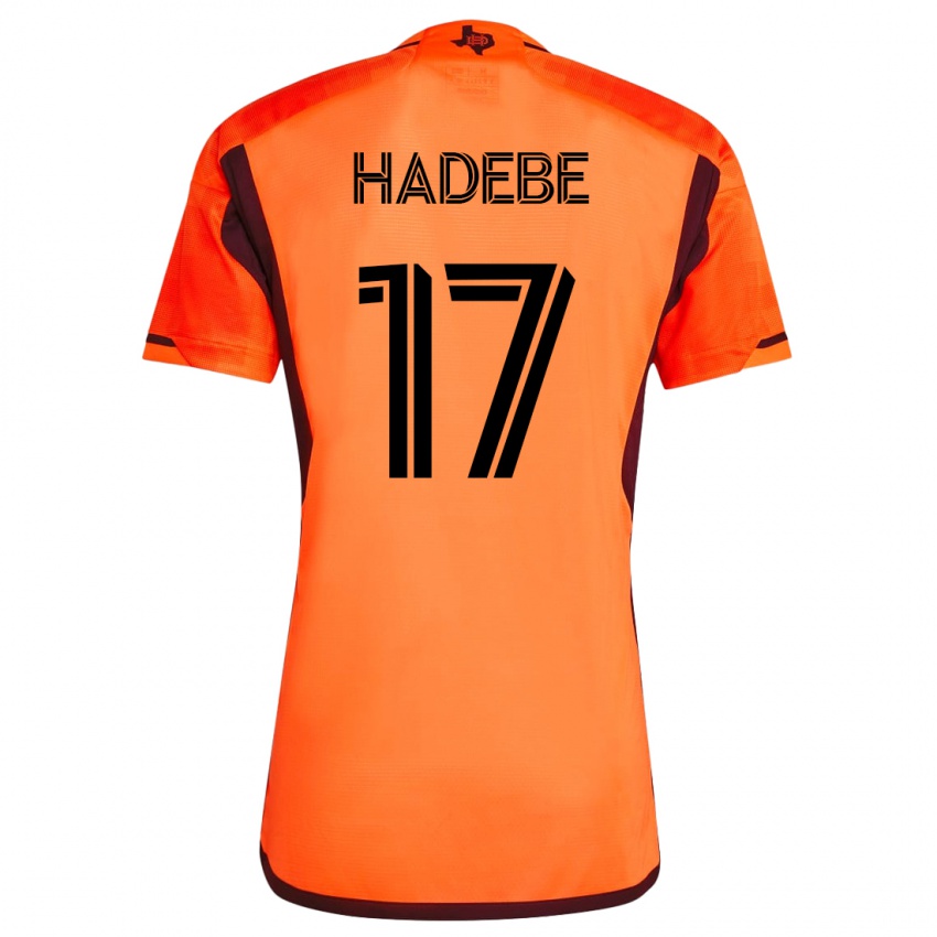 Kinder Teenage Hadebe #17 Orangefarben Heimtrikot Trikot 2023/24 T-Shirt Schweiz