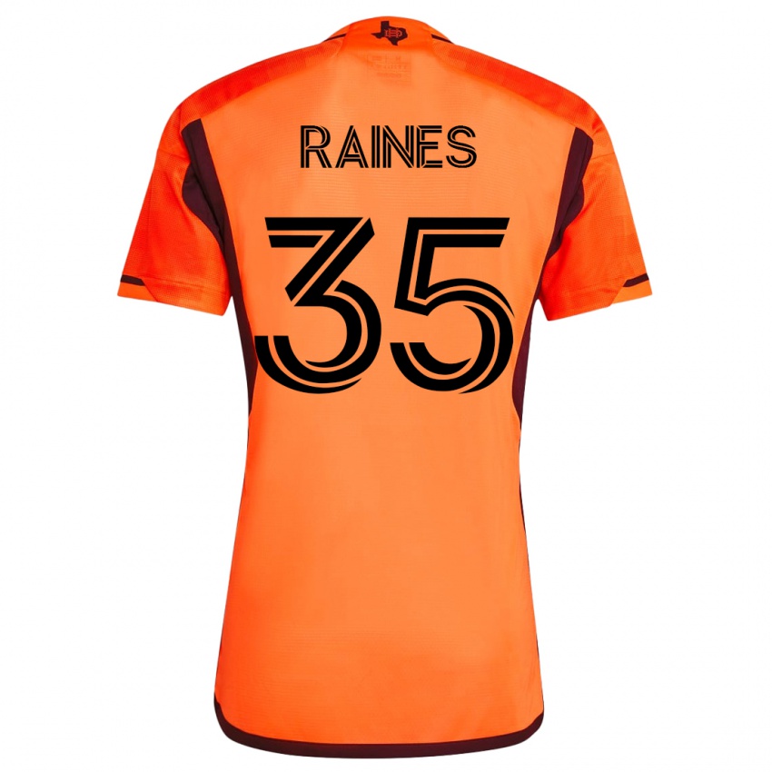 Kinder Brooklyn Raines #35 Orangefarben Heimtrikot Trikot 2023/24 T-Shirt Schweiz