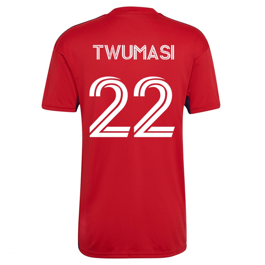 Kinder Ema Twumasi #22 Rot Heimtrikot Trikot 2023/24 T-Shirt Schweiz