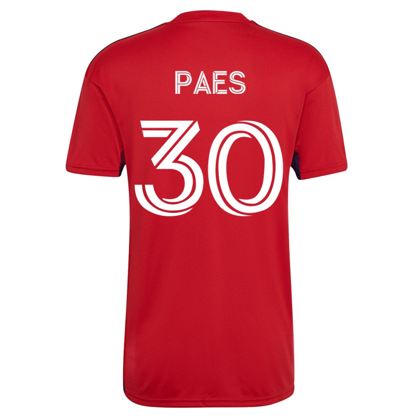 Kinder Maarten Paes #30 Rot Heimtrikot Trikot 2023/24 T-Shirt Schweiz