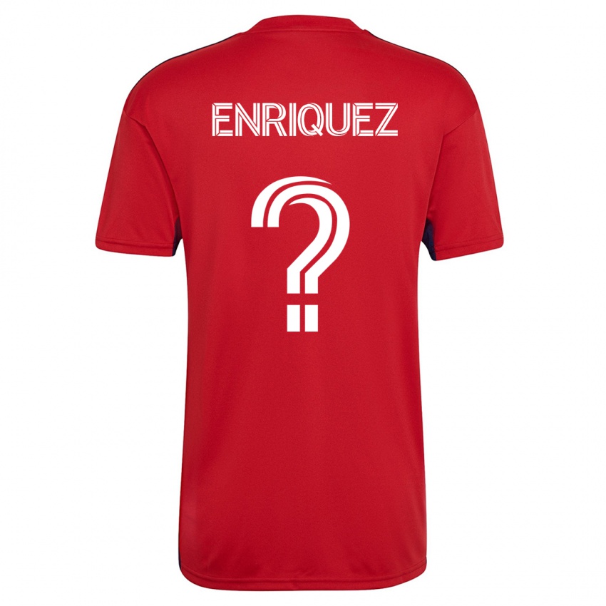 Kinder Fabian Enriquez #0 Rot Heimtrikot Trikot 2023/24 T-Shirt Schweiz