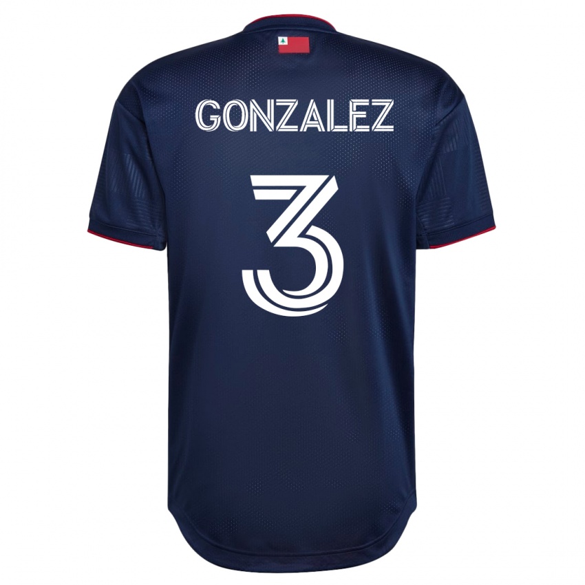 Kinder Omar González #3 Marine Heimtrikot Trikot 2023/24 T-Shirt Schweiz