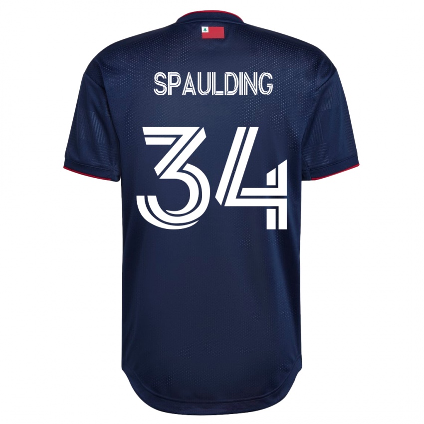 Kinder Ryan Spaulding #34 Marine Heimtrikot Trikot 2023/24 T-Shirt Schweiz