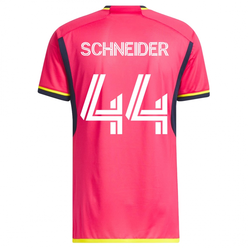 Kinder Max Schneider #44 Rosa Heimtrikot Trikot 2023/24 T-Shirt Schweiz