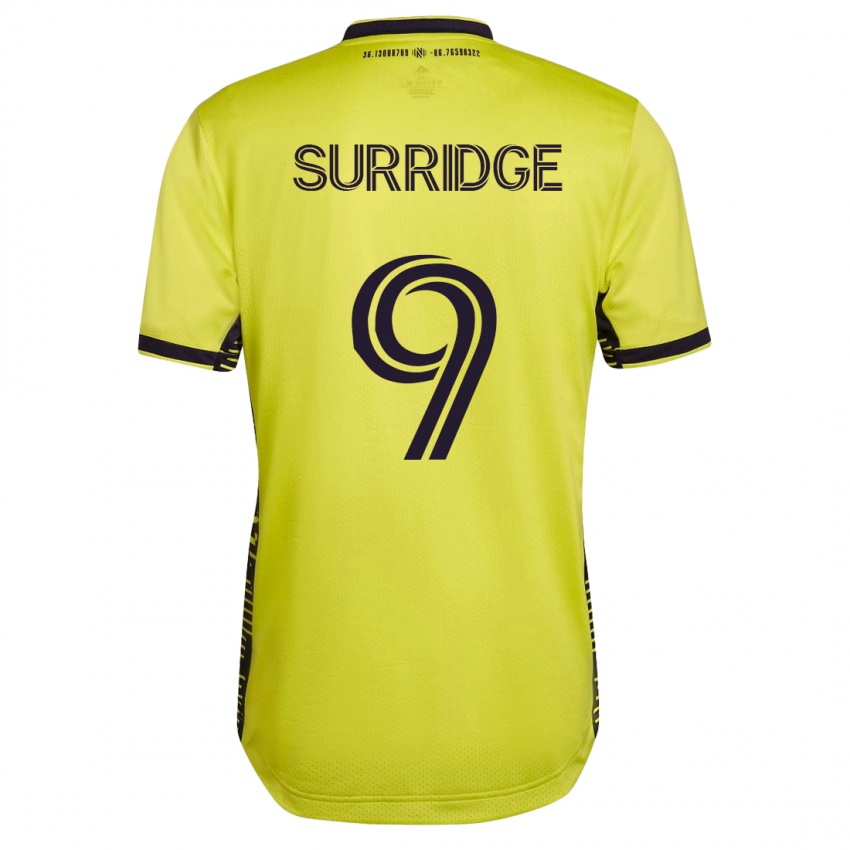 Kinder Sam Surridge #9 Gelb Heimtrikot Trikot 2023/24 T-Shirt Schweiz