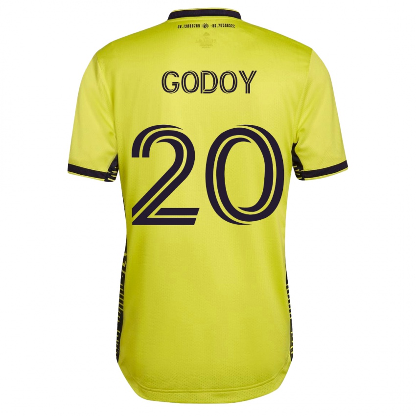 Kinder Aníbal Godoy #20 Gelb Heimtrikot Trikot 2023/24 T-Shirt Schweiz