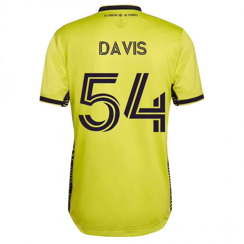 Kinder Sean Davis #54 Gelb Heimtrikot Trikot 2023/24 T-Shirt Schweiz
