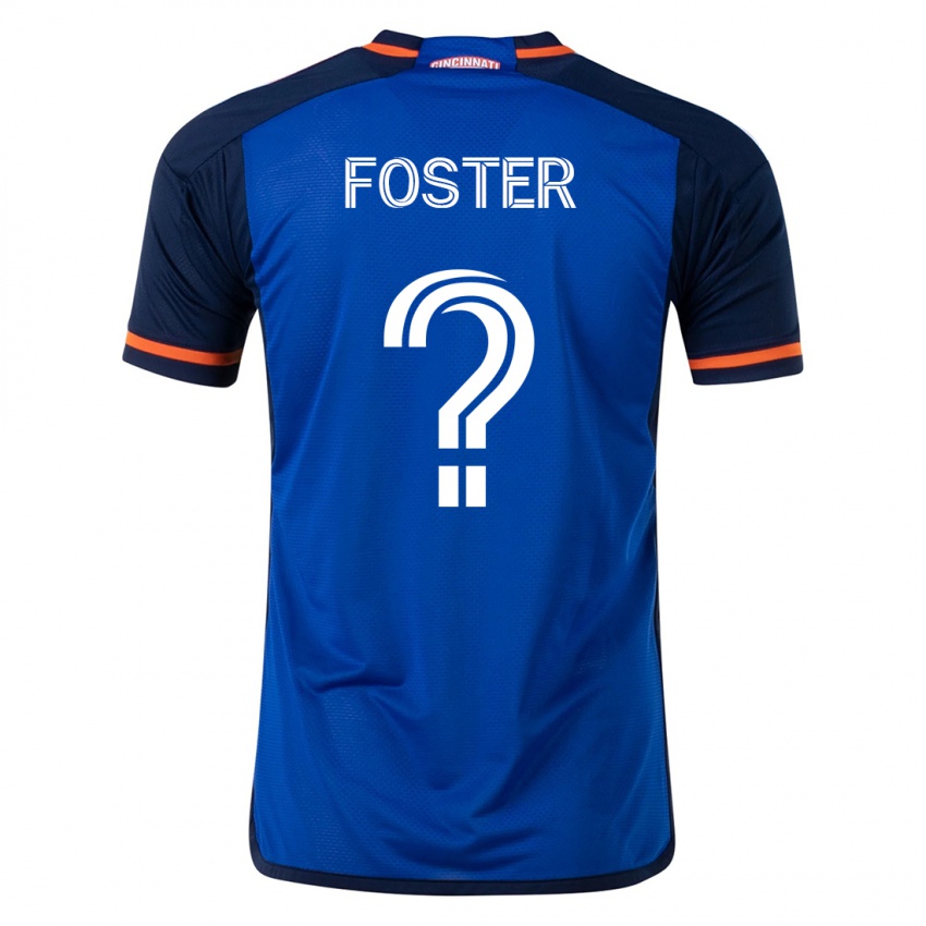 Kinder Isaiah Foster #0 Blau Heimtrikot Trikot 2023/24 T-Shirt Schweiz