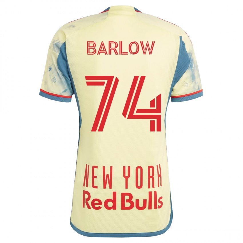 Kinder Tom Barlow #74 Gelb Heimtrikot Trikot 2023/24 T-Shirt Schweiz