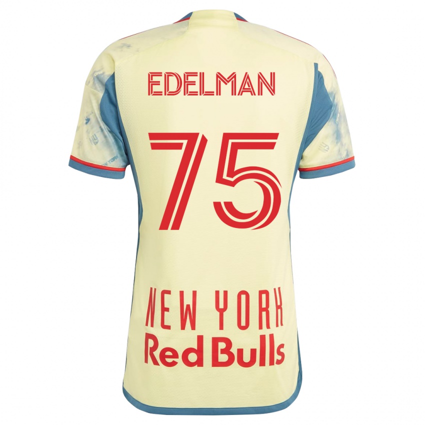 Kinder Daniel Edelman #75 Gelb Heimtrikot Trikot 2023/24 T-Shirt Schweiz