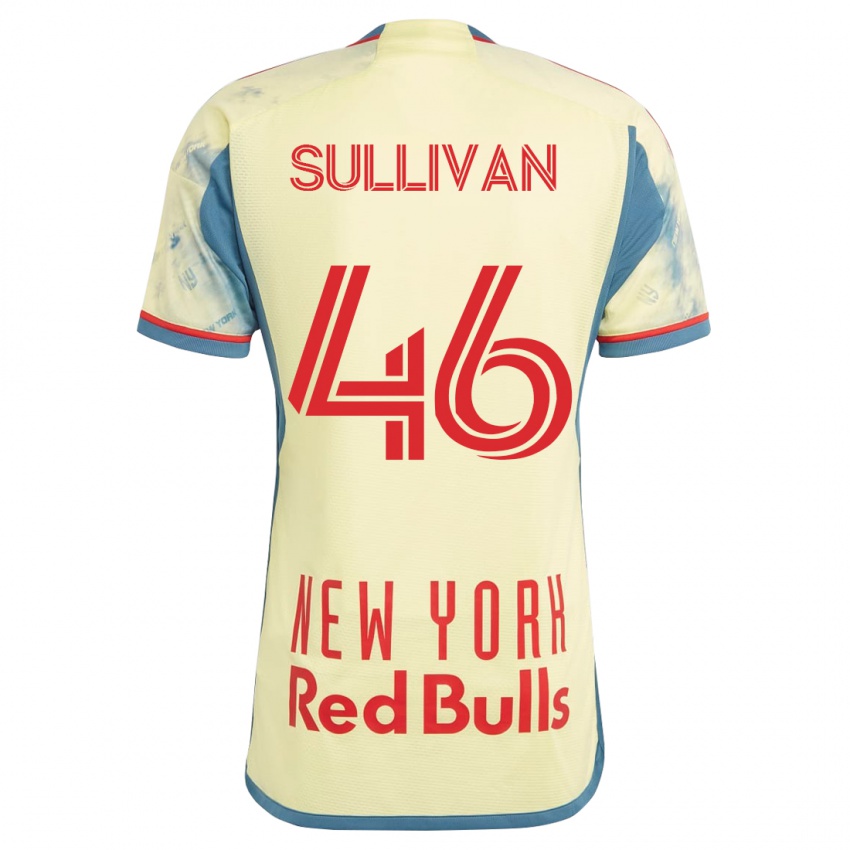 Kinder Dylan Sullivan #46 Gelb Heimtrikot Trikot 2023/24 T-Shirt Schweiz