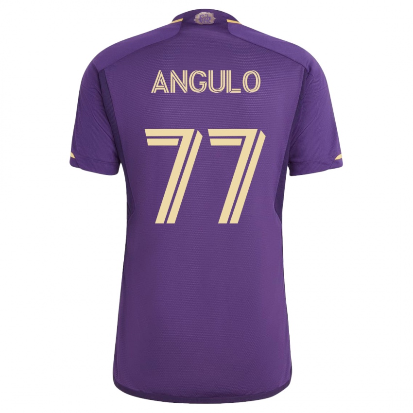 Kinder Iván Angulo #77 Violett Heimtrikot Trikot 2023/24 T-Shirt Schweiz