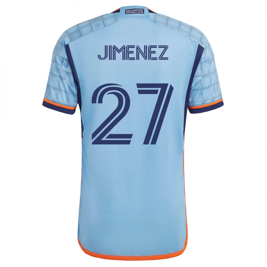 Kinder Jonathan Jiménez #27 Blau Heimtrikot Trikot 2023/24 T-Shirt Schweiz