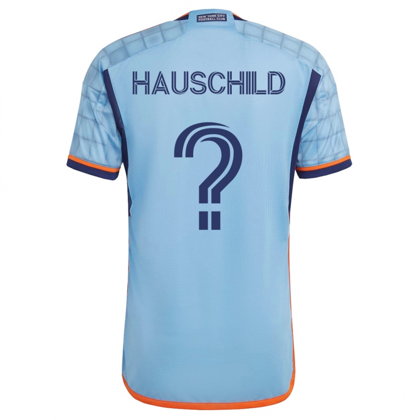 Kinder Alexander Hauschild #0 Blau Heimtrikot Trikot 2023/24 T-Shirt Schweiz