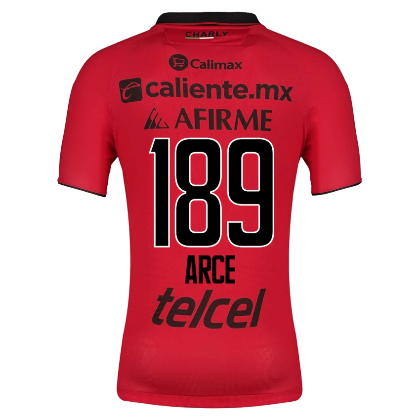 Kinder Diego Arce #189 Rot Heimtrikot Trikot 2023/24 T-Shirt Schweiz
