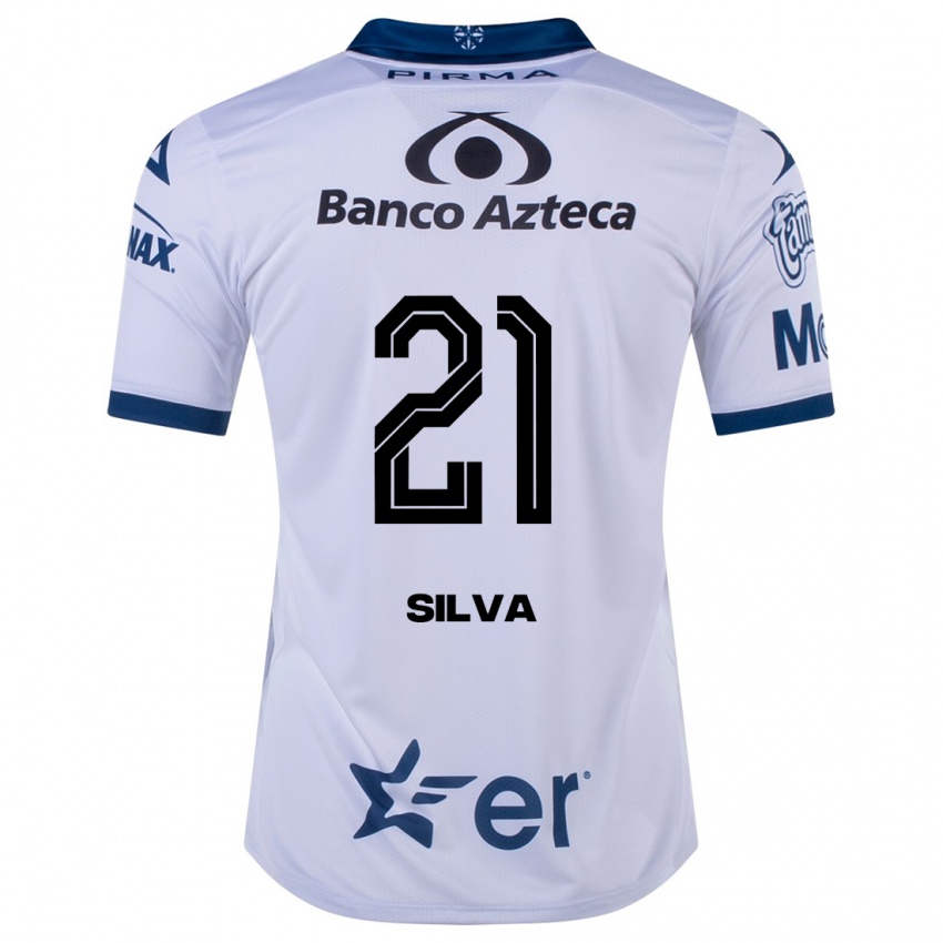 Kinder Gastón Silva #21 Weiß Heimtrikot Trikot 2023/24 T-Shirt Schweiz