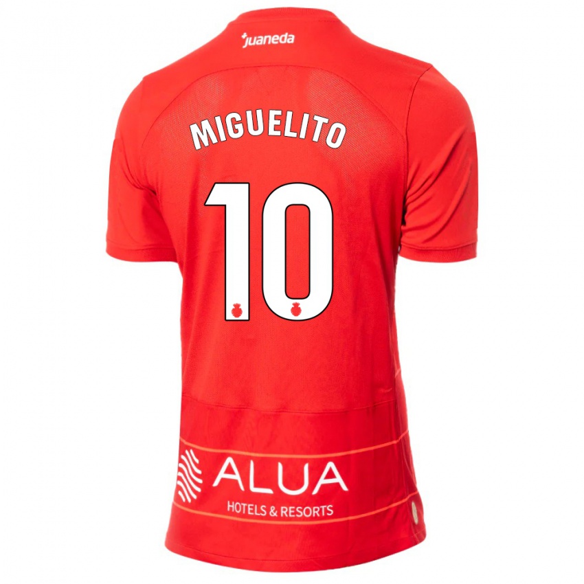 Kinder Miguelito #10 Rot Heimtrikot Trikot 2023/24 T-Shirt Schweiz