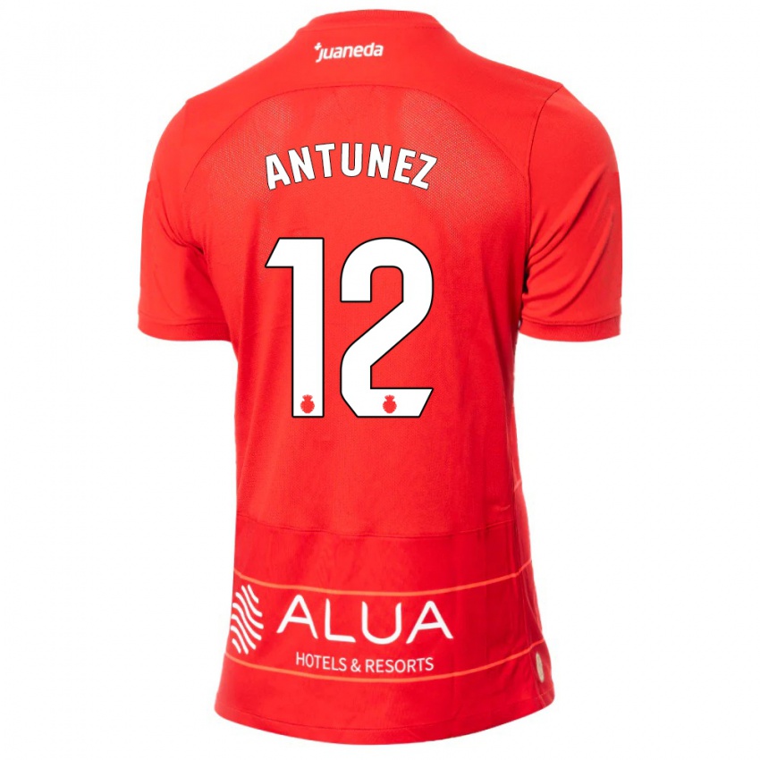 Kinder Yahir Antúnez #12 Rot Heimtrikot Trikot 2023/24 T-Shirt Schweiz