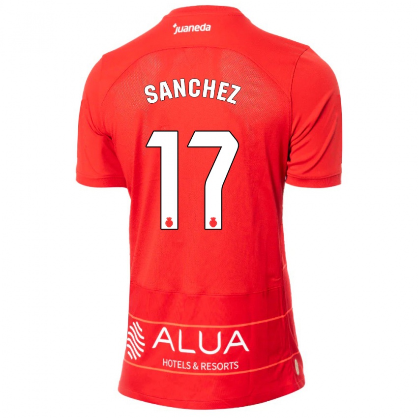 Kinder Avelino Sánchez #17 Rot Heimtrikot Trikot 2023/24 T-Shirt Schweiz