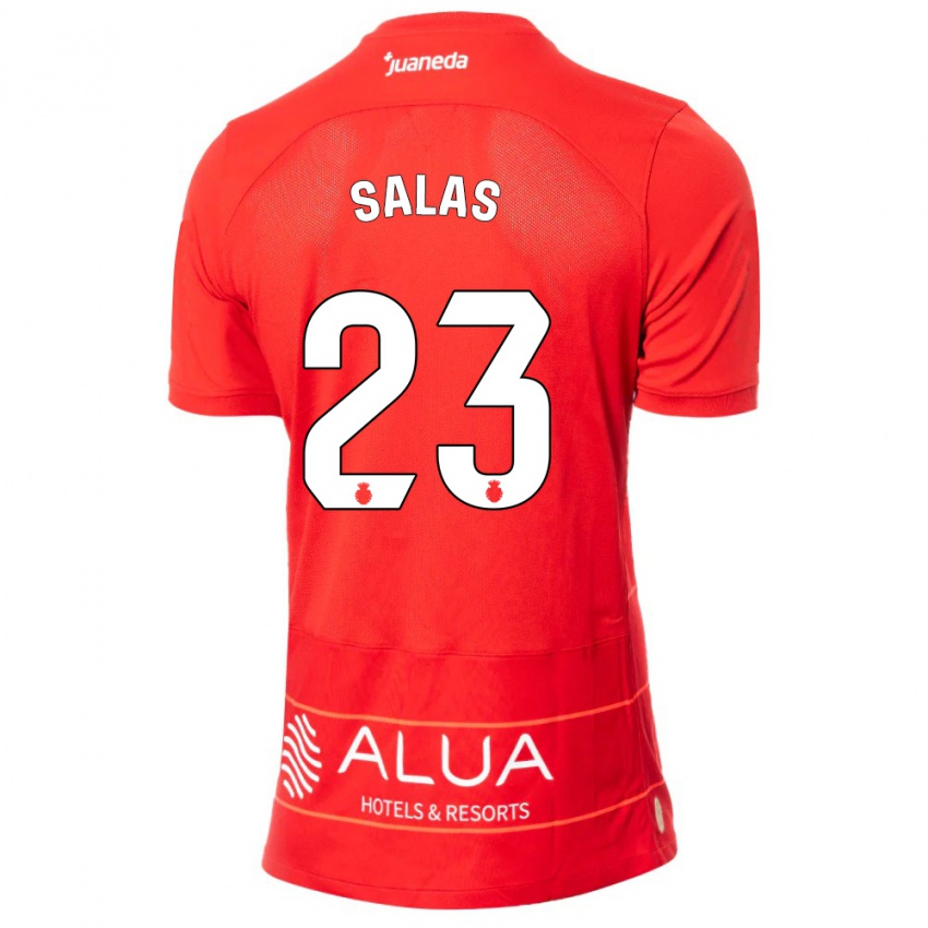 Kinder Jan Salas #23 Rot Heimtrikot Trikot 2023/24 T-Shirt Schweiz