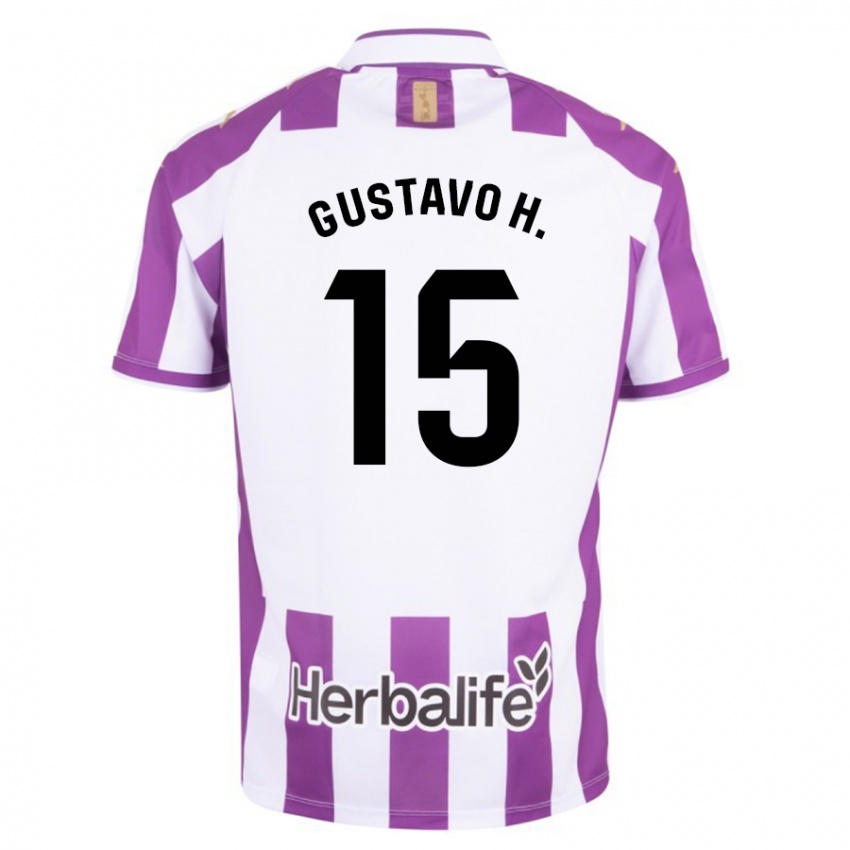 Kinder Gustavo Henrique #15 Lila Heimtrikot Trikot 2023/24 T-Shirt Schweiz