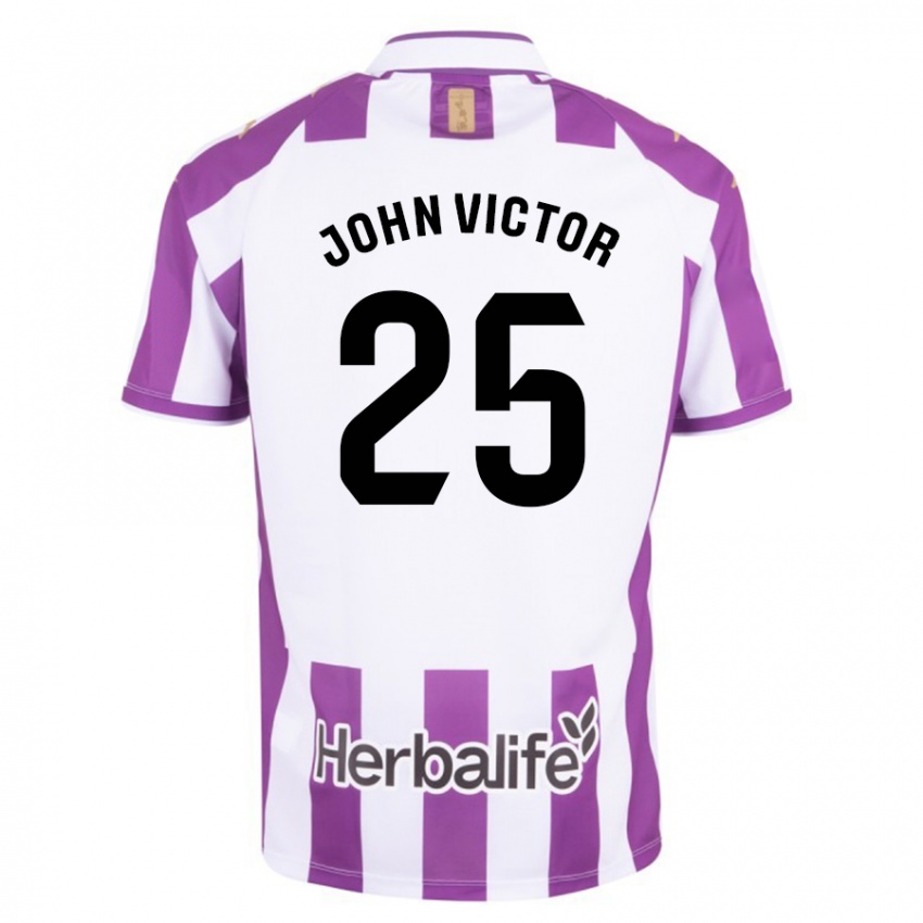 Kinder John Victor #25 Lila Heimtrikot Trikot 2023/24 T-Shirt Schweiz