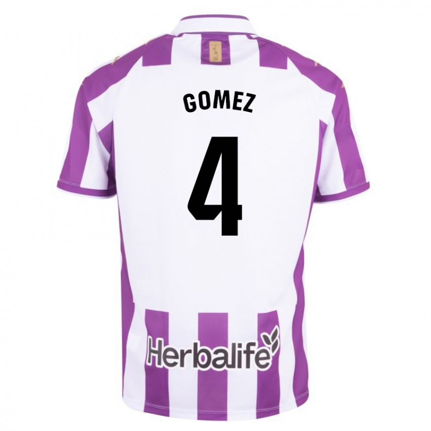 Kinder Adrián Gómez #4 Lila Heimtrikot Trikot 2023/24 T-Shirt Schweiz