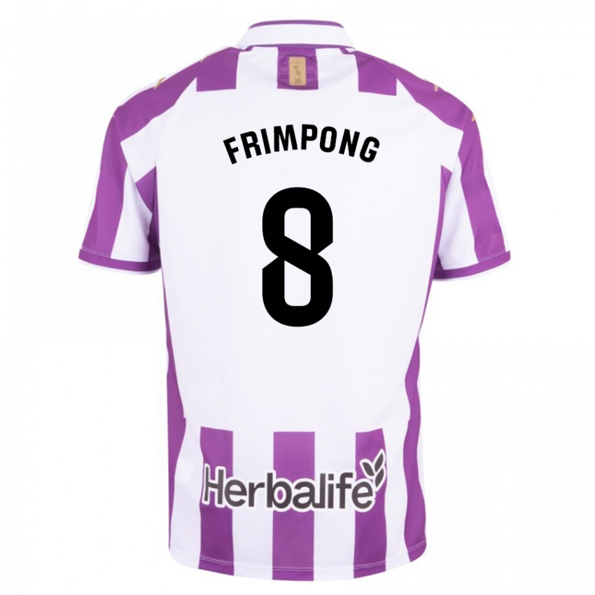 Kinder Eugene Frimpong #8 Lila Heimtrikot Trikot 2023/24 T-Shirt Schweiz