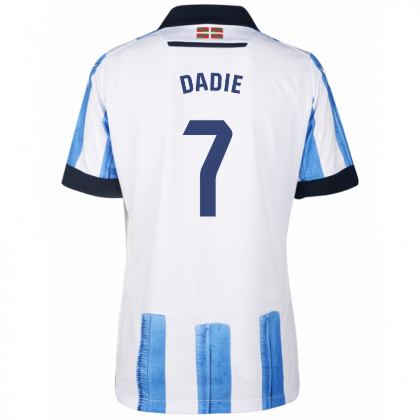 Kinder Alberto Dadie #7 Blau Weiss Heimtrikot Trikot 2023/24 T-Shirt Schweiz