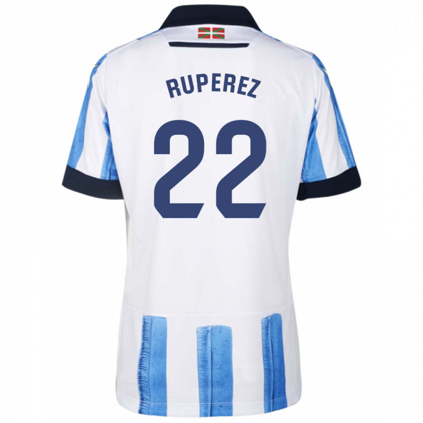 Kinder Iñaki Rupérez #22 Blau Weiss Heimtrikot Trikot 2023/24 T-Shirt Schweiz
