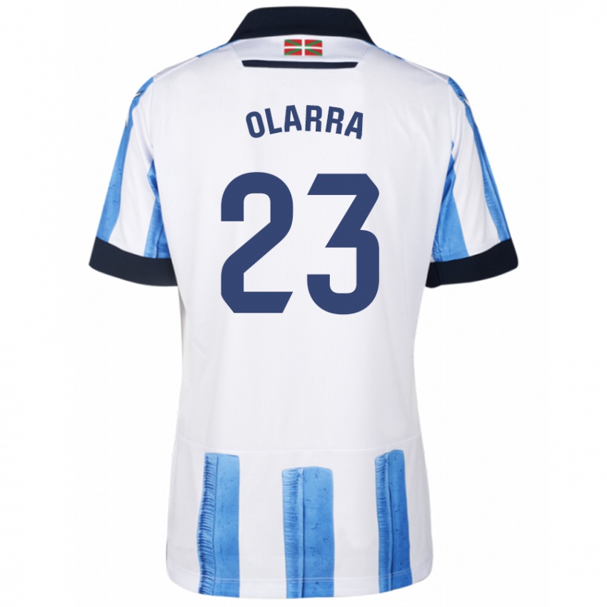 Kinder Aimar Olarra #23 Blau Weiss Heimtrikot Trikot 2023/24 T-Shirt Schweiz