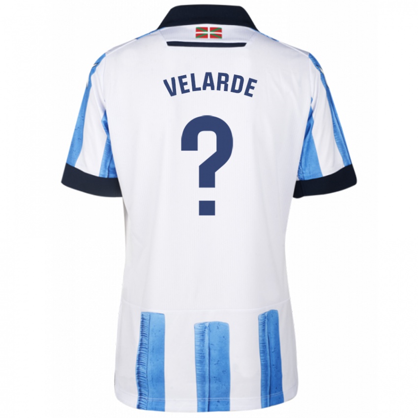 Kinder Alain Velarde #0 Blau Weiss Heimtrikot Trikot 2023/24 T-Shirt Schweiz
