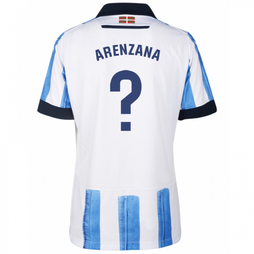 Kinder Pablo Arenzana #0 Blau Weiss Heimtrikot Trikot 2023/24 T-Shirt Schweiz