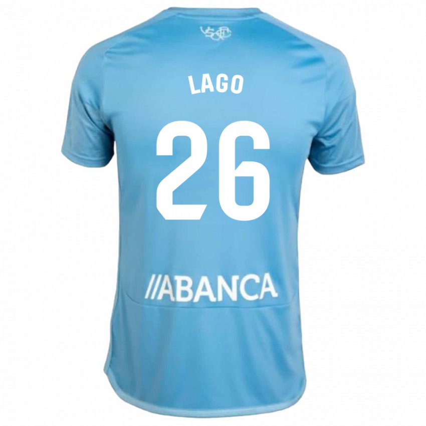 Kinder Yoel Lago #26 Blau Heimtrikot Trikot 2023/24 T-Shirt Schweiz