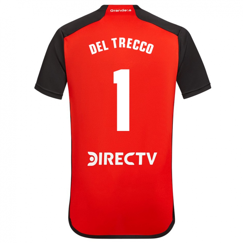 Kinder Martina Del Trecco #1 Rot Auswärtstrikot Trikot 2023/24 T-Shirt Schweiz