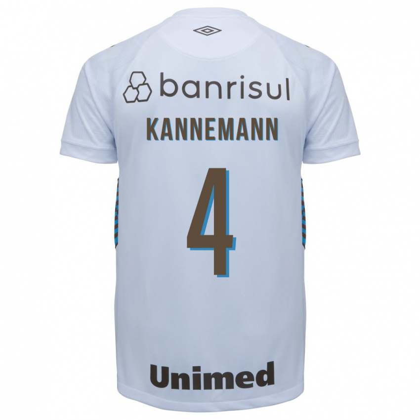 Kinder Walter Kannemann #4 Weiß Auswärtstrikot Trikot 2023/24 T-Shirt Schweiz