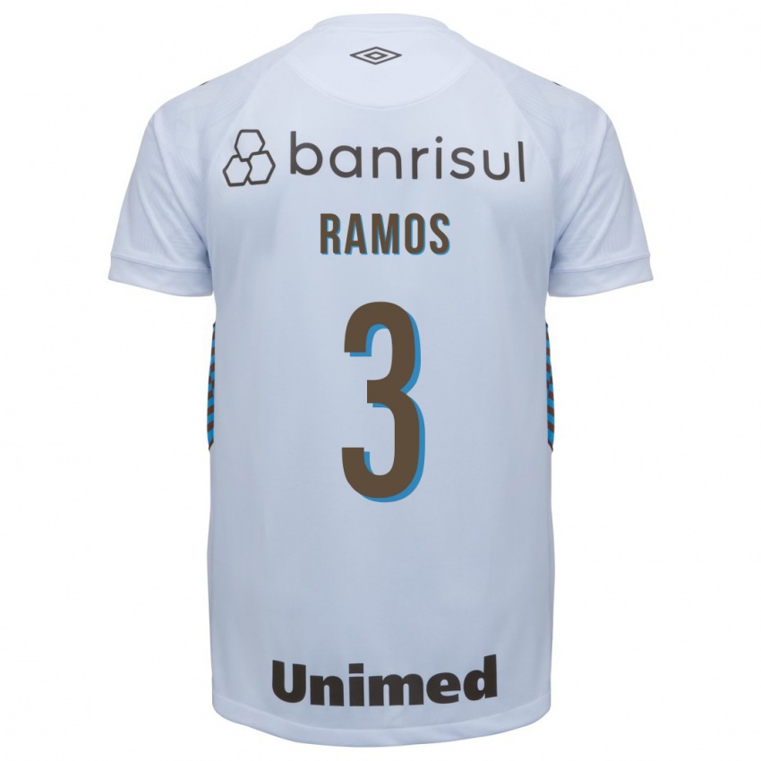 Kinder João Ramos #3 Weiß Auswärtstrikot Trikot 2023/24 T-Shirt Schweiz