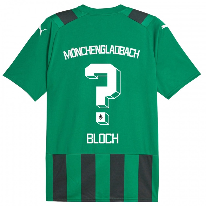 Kinder Stefan Bloch #0 Schwarz Grün Auswärtstrikot Trikot 2023/24 T-Shirt Schweiz