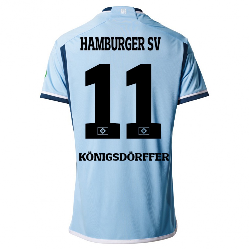 Kinder Ransford Königsdörffer #11 Blau Auswärtstrikot Trikot 2023/24 T-Shirt Schweiz