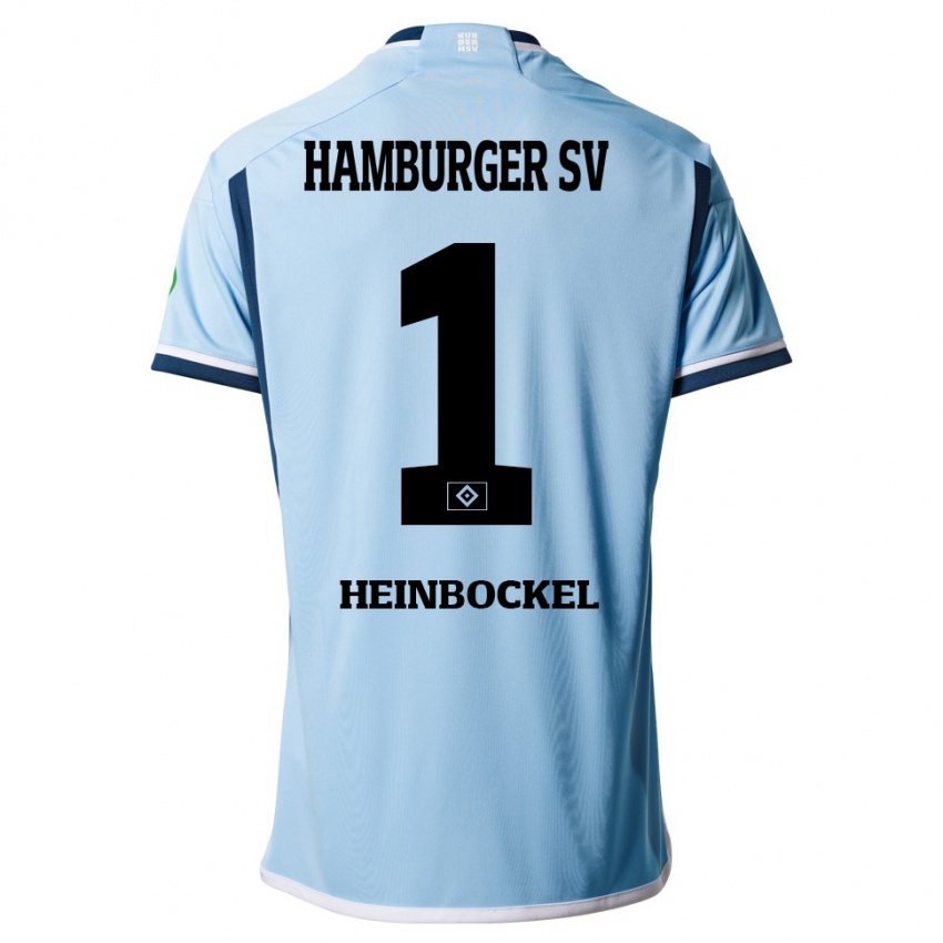 Kinder Simon Heinbockel #1 Blau Auswärtstrikot Trikot 2023/24 T-Shirt Schweiz