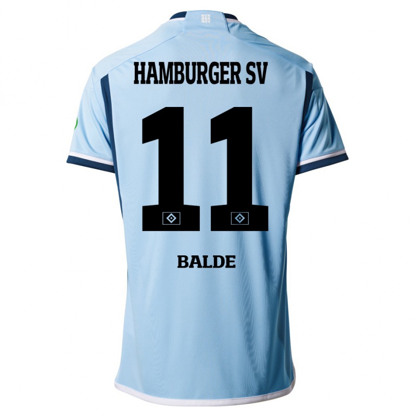 Kinder Fabio Baldé #11 Blau Auswärtstrikot Trikot 2023/24 T-Shirt Schweiz