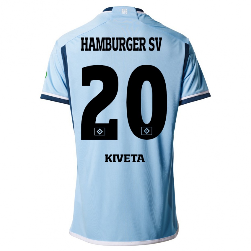 Kinder Glory Kiveta #20 Blau Auswärtstrikot Trikot 2023/24 T-Shirt Schweiz