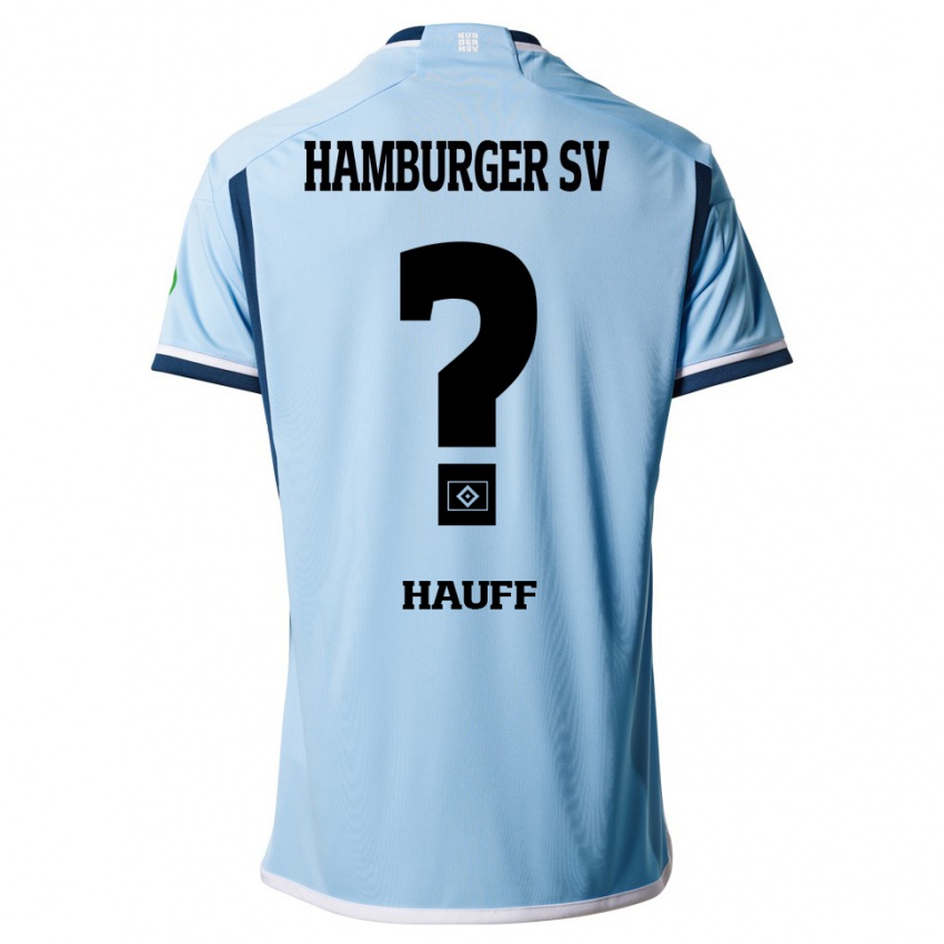 Kinder Daniel Hauff #0 Blau Auswärtstrikot Trikot 2023/24 T-Shirt Schweiz